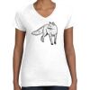 Women's Fine Jersey V-Neck Tee Women's Fine Jersey V-Neck Tee Thumbnail