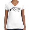 Women's Fine Jersey V-Neck Tee Women's Fine Jersey V-Neck Tee Thumbnail