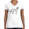 Women's Fine Jersey V-Neck Tee Women's Fine Jersey V-Neck Tee Thumbnail