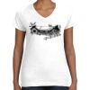 Women's Fine Jersey V-Neck Tee Women's Fine Jersey V-Neck Tee Thumbnail
