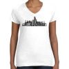 Women's Fine Jersey V-Neck Tee Women's Fine Jersey V-Neck Tee Thumbnail