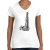 Women's Fine Jersey V-Neck Tee Women's Fine Jersey V-Neck Tee Thumbnail