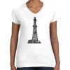 Women's Fine Jersey V-Neck Tee Women's Fine Jersey V-Neck Tee Thumbnail