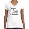 Women's Fine Jersey V-Neck Tee Women's Fine Jersey V-Neck Tee Thumbnail
