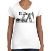 Women's Fine Jersey V-Neck Tee Women's Fine Jersey V-Neck Tee Thumbnail