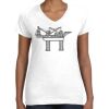 Women's Fine Jersey V-Neck Tee Women's Fine Jersey V-Neck Tee Thumbnail