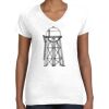Women's Fine Jersey V-Neck Tee Women's Fine Jersey V-Neck Tee Thumbnail