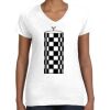 Women's Fine Jersey V-Neck Tee Women's Fine Jersey V-Neck Tee Thumbnail
