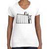 Women's Fine Jersey V-Neck Tee Women's Fine Jersey V-Neck Tee Thumbnail