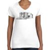 Women's Fine Jersey V-Neck Tee Women's Fine Jersey V-Neck Tee Thumbnail