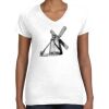 Women's Fine Jersey V-Neck Tee Women's Fine Jersey V-Neck Tee Thumbnail