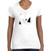 Women's Fine Jersey V-Neck Tee Women's Fine Jersey V-Neck Tee Thumbnail
