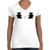 Women's Fine Jersey V-Neck Tee Women's Fine Jersey V-Neck Tee Thumbnail