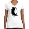 Women's Fine Jersey V-Neck Tee Women's Fine Jersey V-Neck Tee Thumbnail