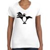 Women's Fine Jersey V-Neck Tee Women's Fine Jersey V-Neck Tee Thumbnail