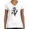 Women's Fine Jersey V-Neck Tee Women's Fine Jersey V-Neck Tee Thumbnail