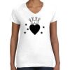 Women's Fine Jersey V-Neck Tee Women's Fine Jersey V-Neck Tee Thumbnail