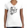 Women's Fine Jersey V-Neck Tee Women's Fine Jersey V-Neck Tee Thumbnail