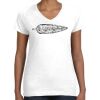 Women's Fine Jersey V-Neck Tee Women's Fine Jersey V-Neck Tee Thumbnail