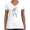 Women's Fine Jersey V-Neck Tee Women's Fine Jersey V-Neck Tee Thumbnail