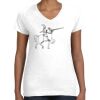 Women's Fine Jersey V-Neck Tee Women's Fine Jersey V-Neck Tee Thumbnail