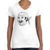 Women's Fine Jersey V-Neck Tee Women's Fine Jersey V-Neck Tee Thumbnail
