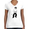 Women's Fine Jersey V-Neck Tee Women's Fine Jersey V-Neck Tee Thumbnail