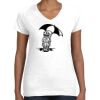Women's Fine Jersey V-Neck Tee Women's Fine Jersey V-Neck Tee Thumbnail