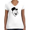 Women's Fine Jersey V-Neck Tee Women's Fine Jersey V-Neck Tee Thumbnail