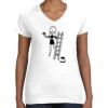 Women's Fine Jersey V-Neck Tee Women's Fine Jersey V-Neck Tee Thumbnail