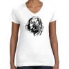 Women's Fine Jersey V-Neck Tee Women's Fine Jersey V-Neck Tee Thumbnail