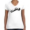 Women's Fine Jersey V-Neck Tee Women's Fine Jersey V-Neck Tee Thumbnail