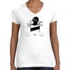 Women's Fine Jersey V-Neck Tee Women's Fine Jersey V-Neck Tee Thumbnail