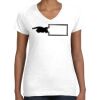 Women's Fine Jersey V-Neck Tee Women's Fine Jersey V-Neck Tee Thumbnail