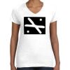 Women's Fine Jersey V-Neck Tee Women's Fine Jersey V-Neck Tee Thumbnail