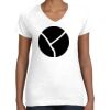 Women's Fine Jersey V-Neck Tee Women's Fine Jersey V-Neck Tee Thumbnail
