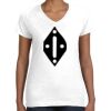 Women's Fine Jersey V-Neck Tee Women's Fine Jersey V-Neck Tee Thumbnail