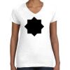 Women's Fine Jersey V-Neck Tee Women's Fine Jersey V-Neck Tee Thumbnail