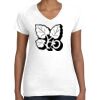Women's Fine Jersey V-Neck Tee Women's Fine Jersey V-Neck Tee Thumbnail