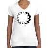Women's Fine Jersey V-Neck Tee Women's Fine Jersey V-Neck Tee Thumbnail
