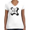 Women's Fine Jersey V-Neck Tee Women's Fine Jersey V-Neck Tee Thumbnail