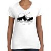 Women's Fine Jersey V-Neck Tee Women's Fine Jersey V-Neck Tee Thumbnail