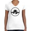 Women's Fine Jersey V-Neck Tee Women's Fine Jersey V-Neck Tee Thumbnail