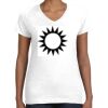 Women's Fine Jersey V-Neck Tee Women's Fine Jersey V-Neck Tee Thumbnail