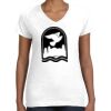 Women's Fine Jersey V-Neck Tee Women's Fine Jersey V-Neck Tee Thumbnail