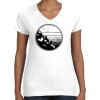 Women's Fine Jersey V-Neck Tee Women's Fine Jersey V-Neck Tee Thumbnail