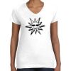 Women's Fine Jersey V-Neck Tee Women's Fine Jersey V-Neck Tee Thumbnail