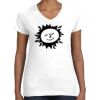 Women's Fine Jersey V-Neck Tee Women's Fine Jersey V-Neck Tee Thumbnail