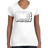 Women's Fine Jersey V-Neck Tee Women's Fine Jersey V-Neck Tee Thumbnail