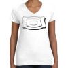 Women's Fine Jersey V-Neck Tee Women's Fine Jersey V-Neck Tee Thumbnail
